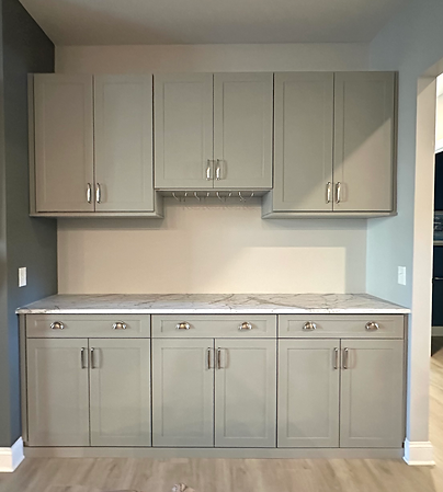 A beautiful closet with various storage options