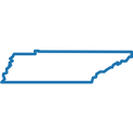 Tennessee state outline 