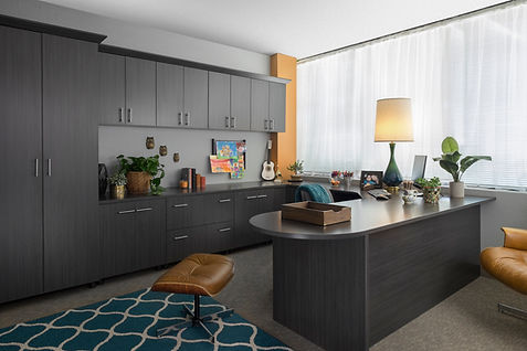 Licorice Office Flat Panel with Stool June 2015.jpg