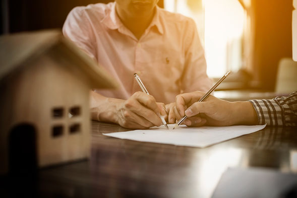 Man drafting out a remodel plan