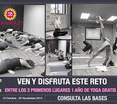 Todos los alumnos pueden inscribirse solo necesitan contar con 5 días a la semana de practica en cualquier horario**. Te esperamos en recepcion para hacer tu registro. Habrá sorpresas, premios, promociones, sudor, Chaturangas y mucha energía. Om Shanti!