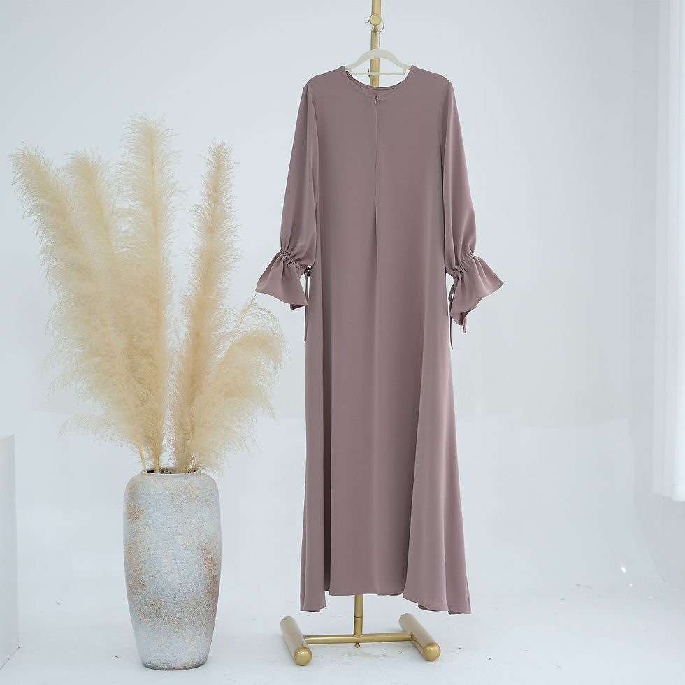 Thumbnail: Mocha Elegance Abaya
