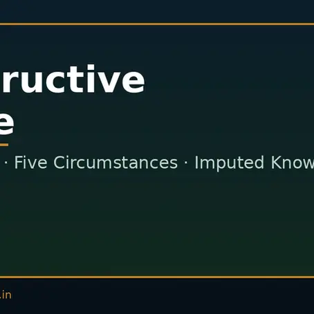 Constructive Notice Under Section 3 TPA: