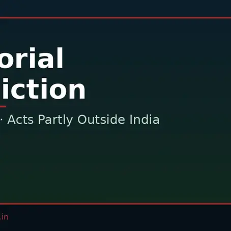 Territorial Jurisdiction of IPC Under Section 1: