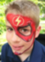 Flash face painting