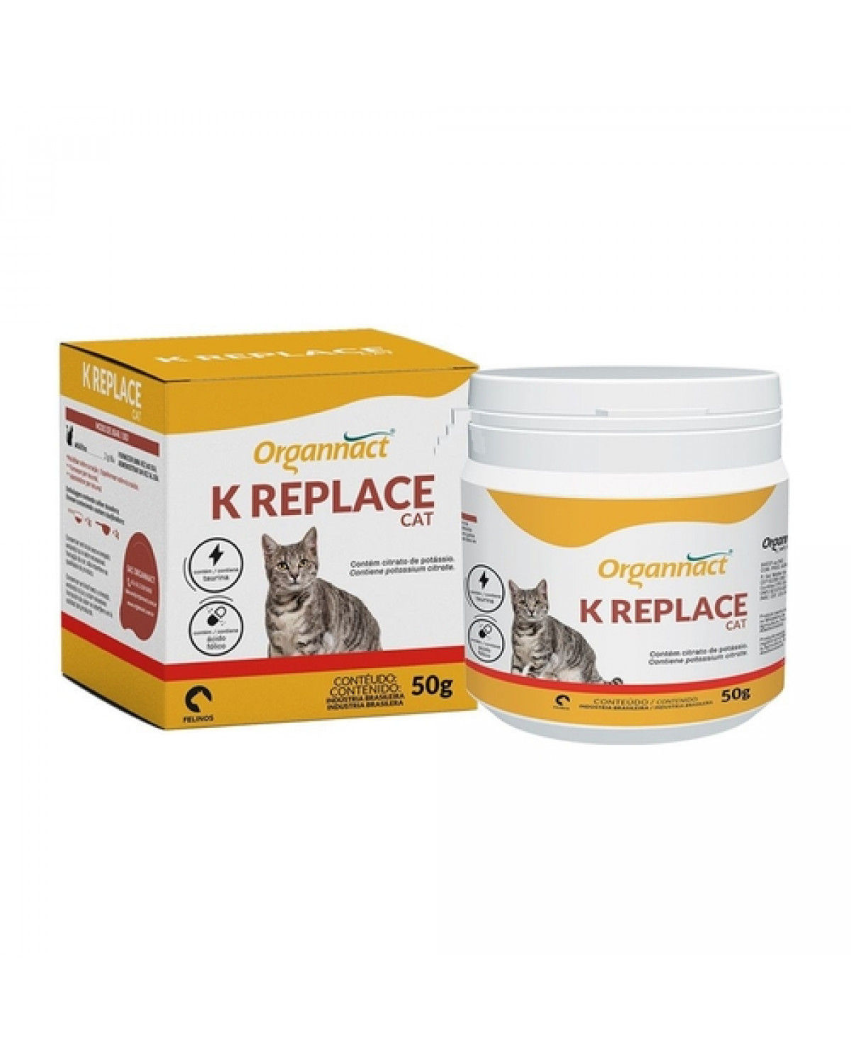 K Replace Cat Suplemento Para Gatos Organnact 50G