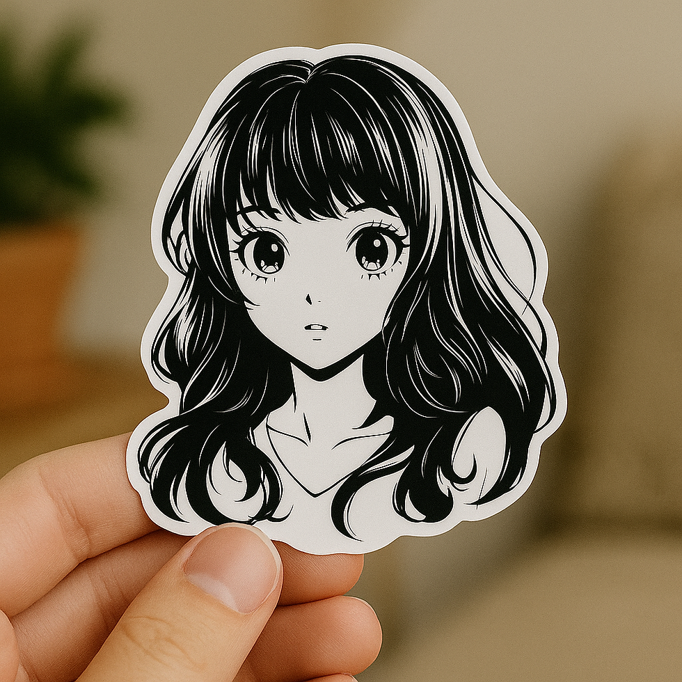 "Innocent Eyes" – Manga Expression Vinyl Sticker
