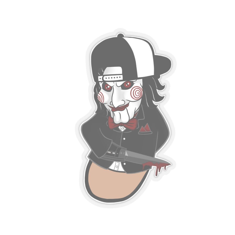 Jigsaw Mean Bean Kiss-Cut Stickers