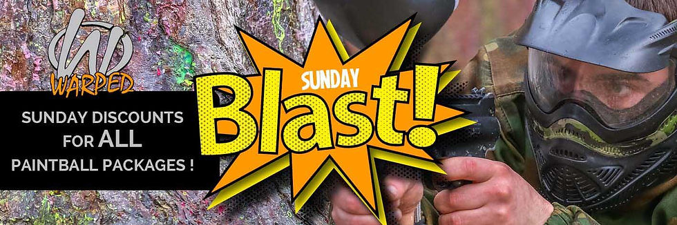 sunday blast at warped