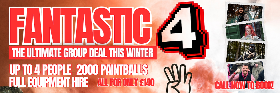 fantastic 4 paintball deal