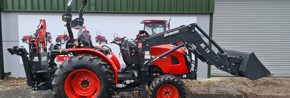 F50R Branson Compact Tractor + Tractor Loader + Compact Tractor Backhoe