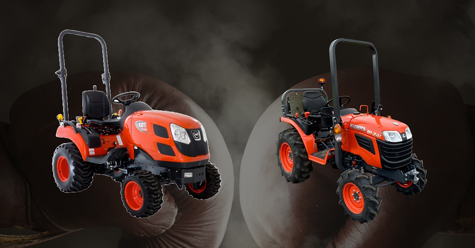 Kioti CS2510 HST vs. Kubota B1 Compact Tractors For Sale