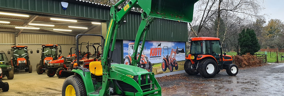4300 John Deere Compact Tractor HST with Front Loader
