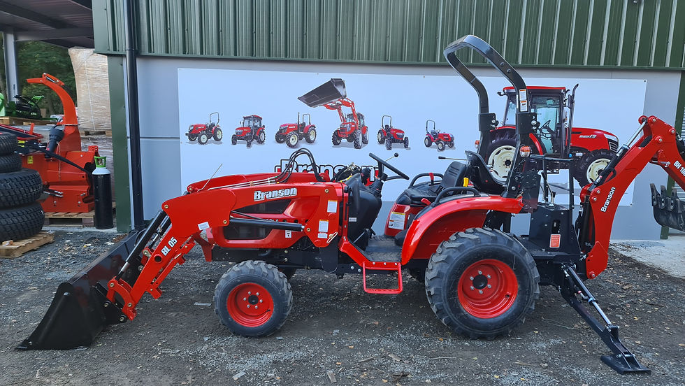 2500LH Branson Tractors + 4 in 1 Bucket + BH100 Backhoe