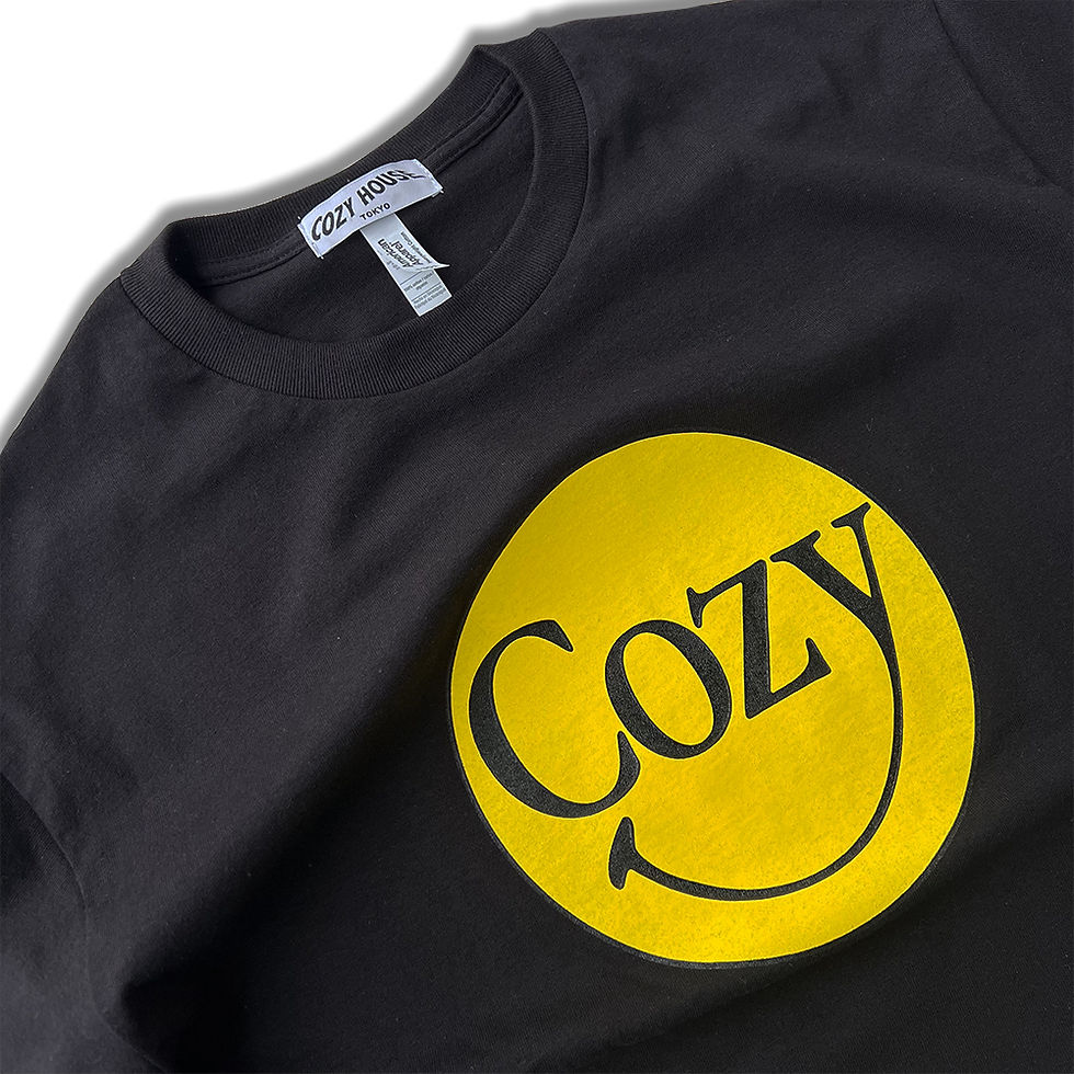 サムネイル： COZYHOUSETOKYO Cozy Smile T-SHIRT / Black