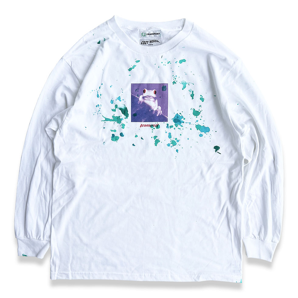サムネイル： CODE;C / TRANSPORT x cozyhousetokyo Red eyed tree Frog LS T-Shirt
