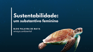 Sustentabilidade: um substantivo feminino