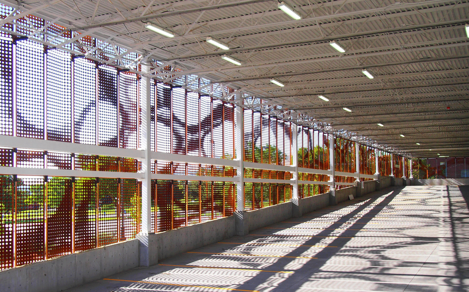 Perforated Building Facade Panels