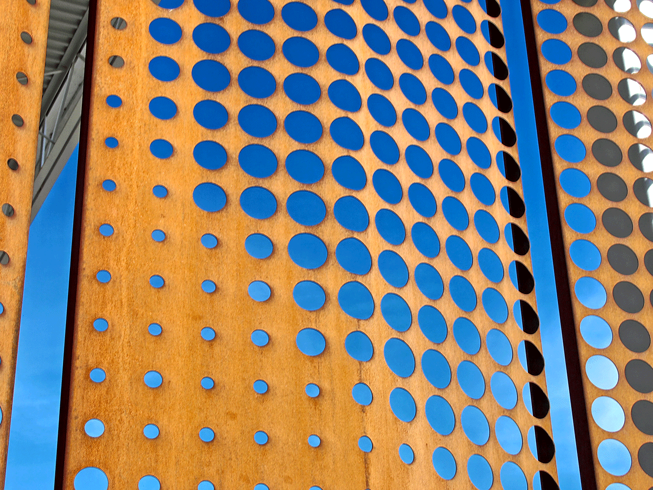 Perforated Building Facade Panels
