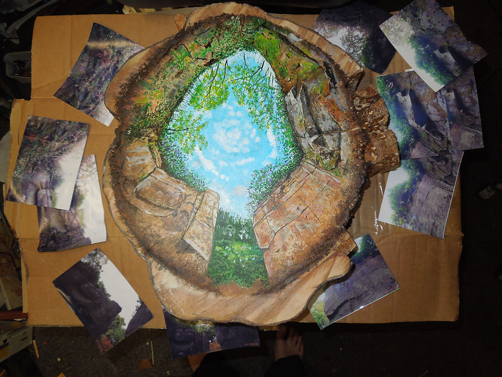 Thumbnail: Belsay Grotto wallhanging