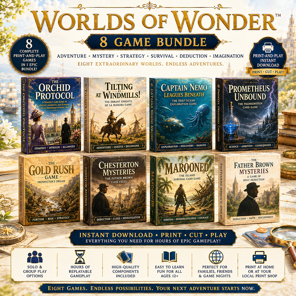 Thumbnail: Worlds of Wonder™ 8 Game Bundle [Print-and-Play Games]