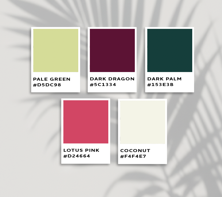 Colour Palette by Caribou Studio. Brand design