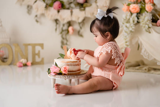 Baby's First Birthday Milestone & Smash Cake Session
