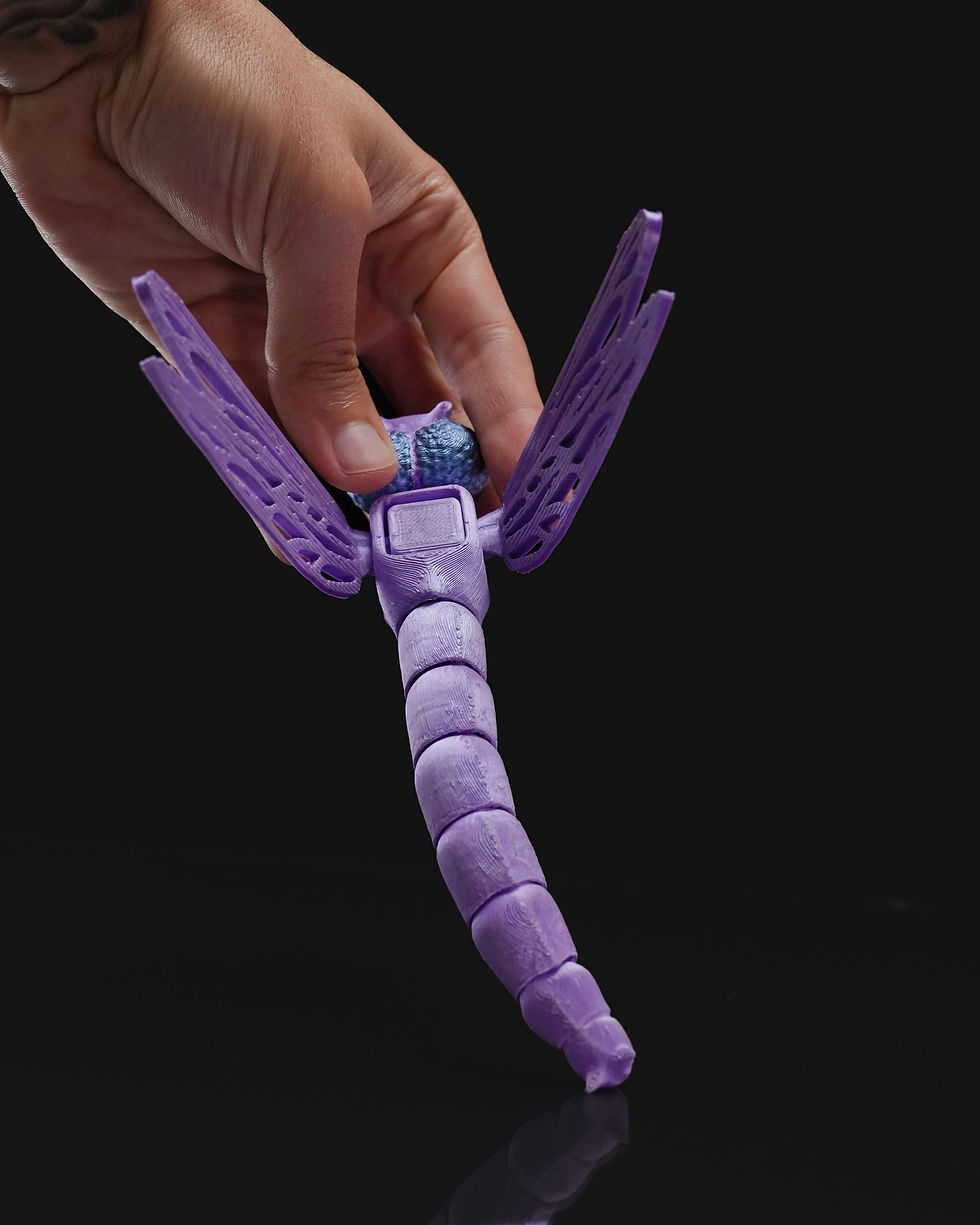 Küçük resim: Dragonfly Hareketli Oyuncak Yusufçuk Hareketli Oyuncak 2'li 16CM