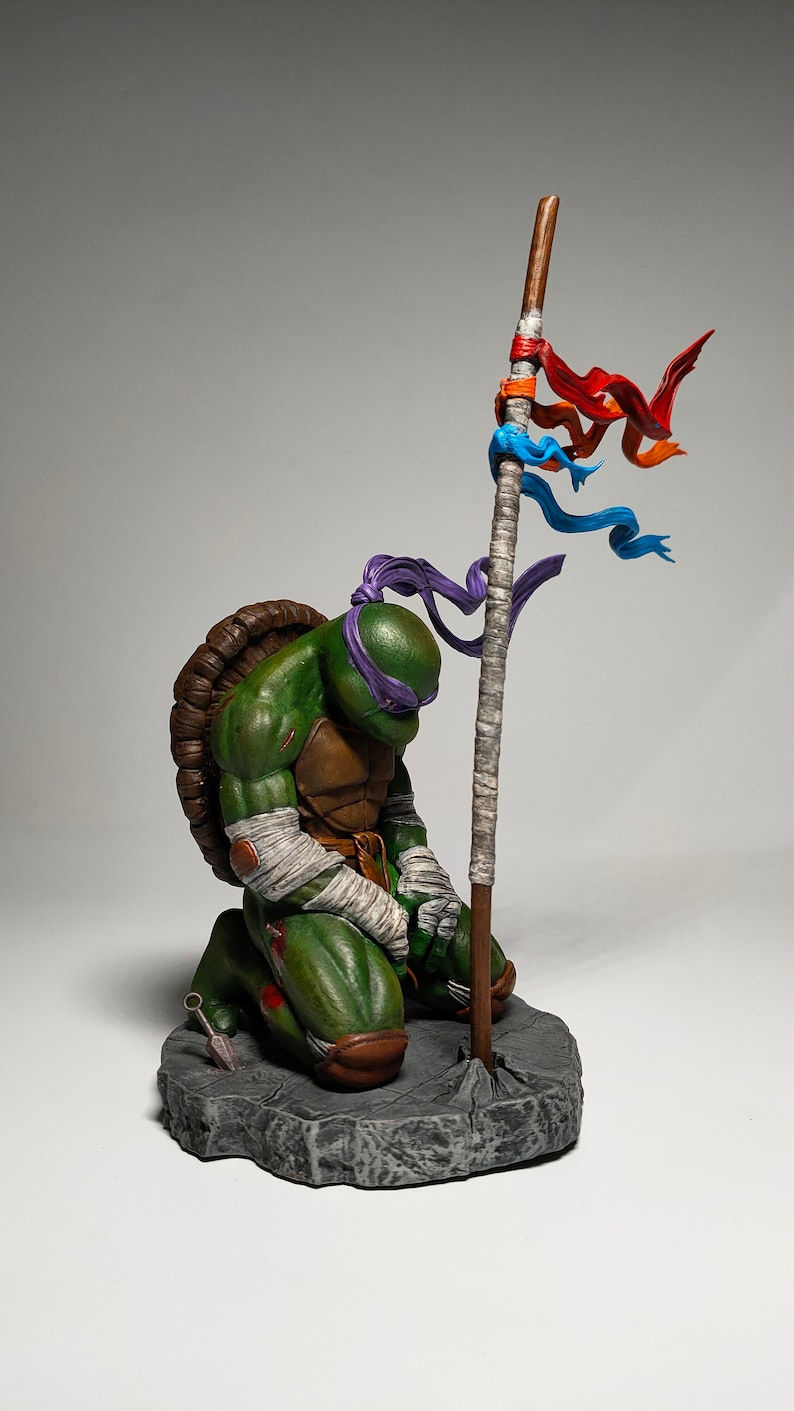 Küçük resim: Ninja Kaplumbağalar Donatello Figür TMNT Donatello Figür 25CM Büyük Boy