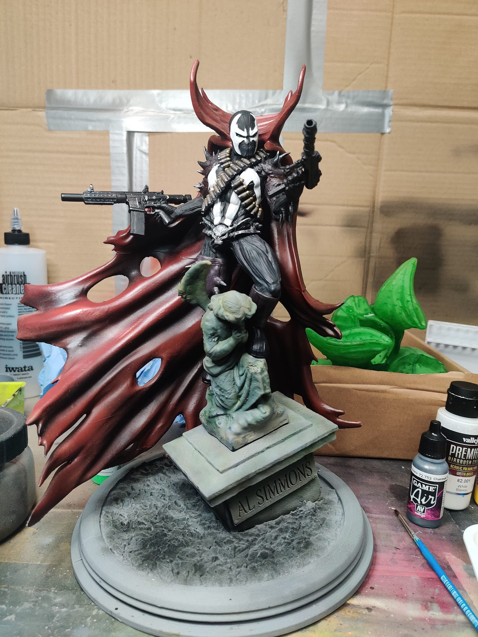 Mortal Kombat Spawn Figür Medieval Spawn Figür Büyük Boy 25CM