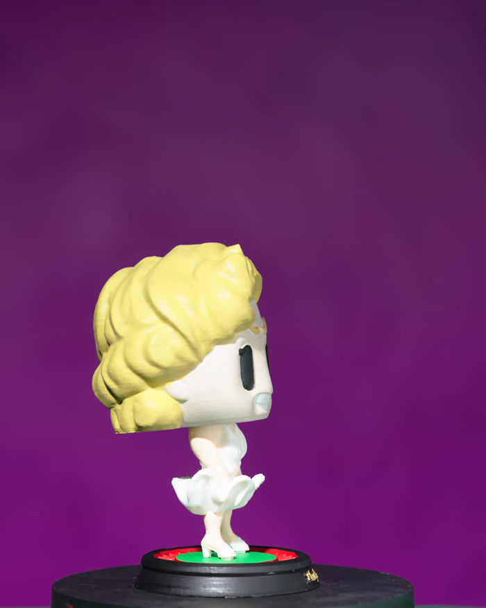 Küçük resim: Elvis Presley Betty Boop Marilyn Monroe 4lü Masaüstü Dekoratif Figür
