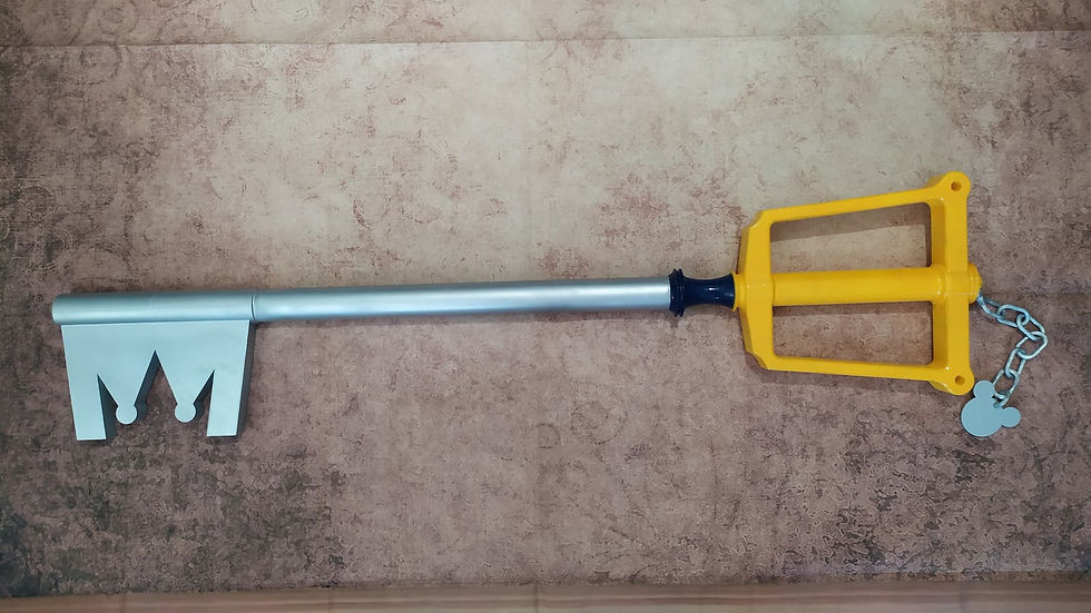 Kingdom Hearts Altın Anahtar Oyuncak Kingdom Hearts Sora Keyblade DEV BOY 60 Cm