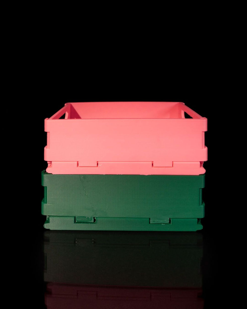 Küçük resim: Çok Amaçlı Sert Plastik Kasa Sepet Organizer Katlanabilir 15CM