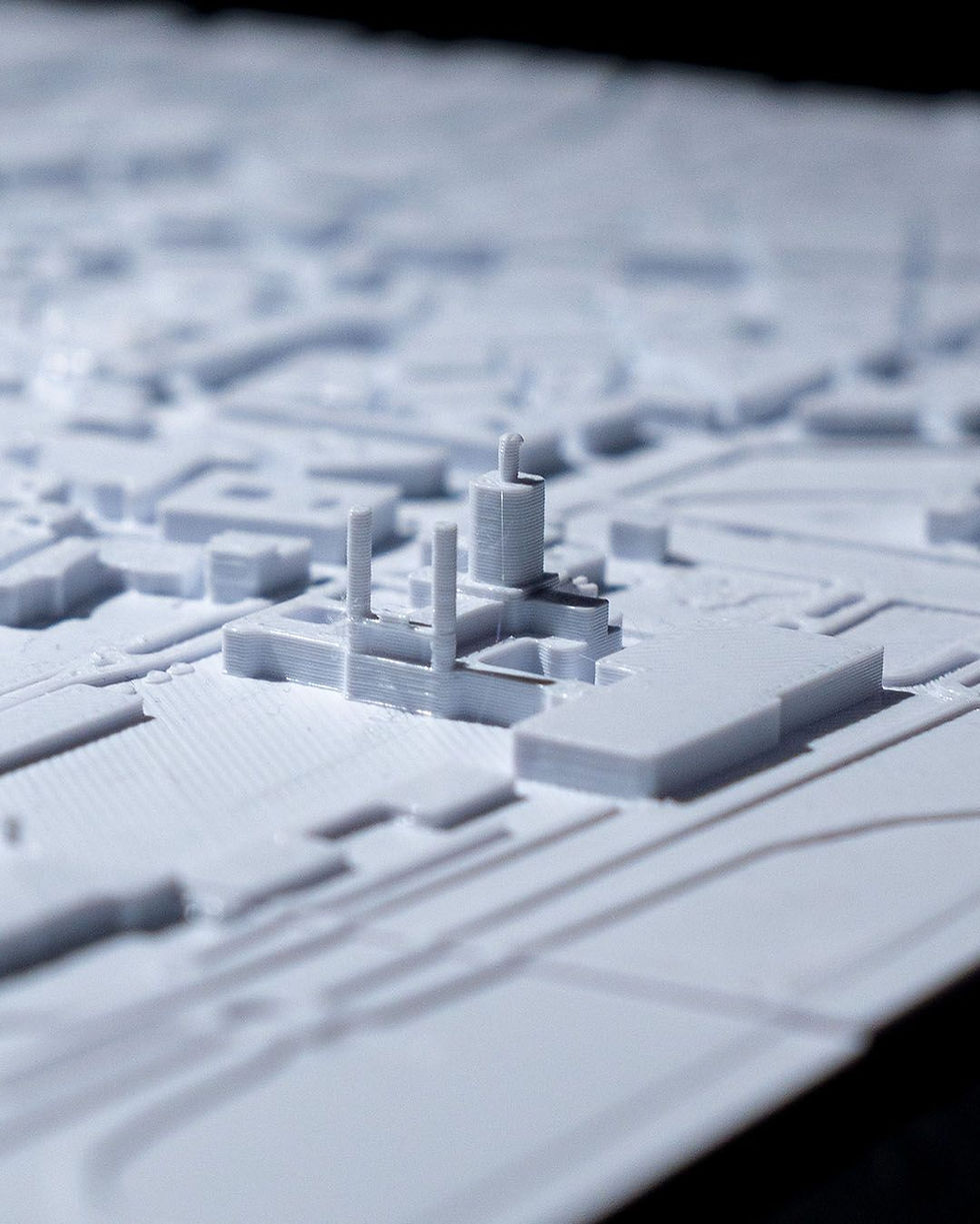 Küçük resim: Madrid Üç Boyutlu Şehir Silüeti Dekoratif Minimalist Duvar Tablosu Madrid Tablo