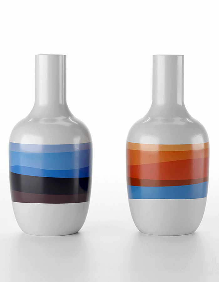 Küçük resim: Lanix Modern Vazo Büyük Boy 25CM Dekoratif Sert Plastik Modern Vazo 4'lü Set