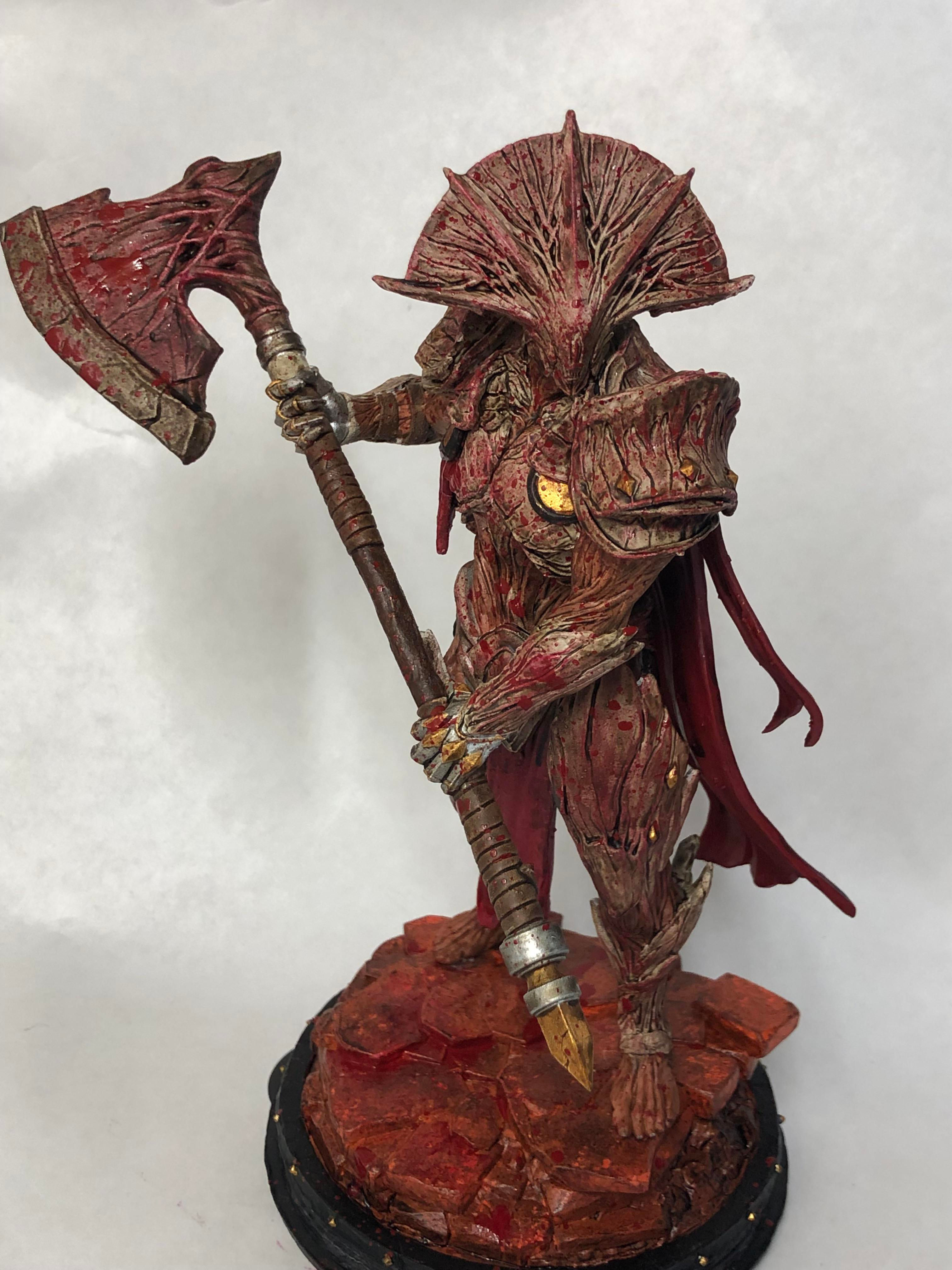 The Cursed Demon Boyalı Figür Tje Cursed Şeytan Figür Büyük Boy 25CM