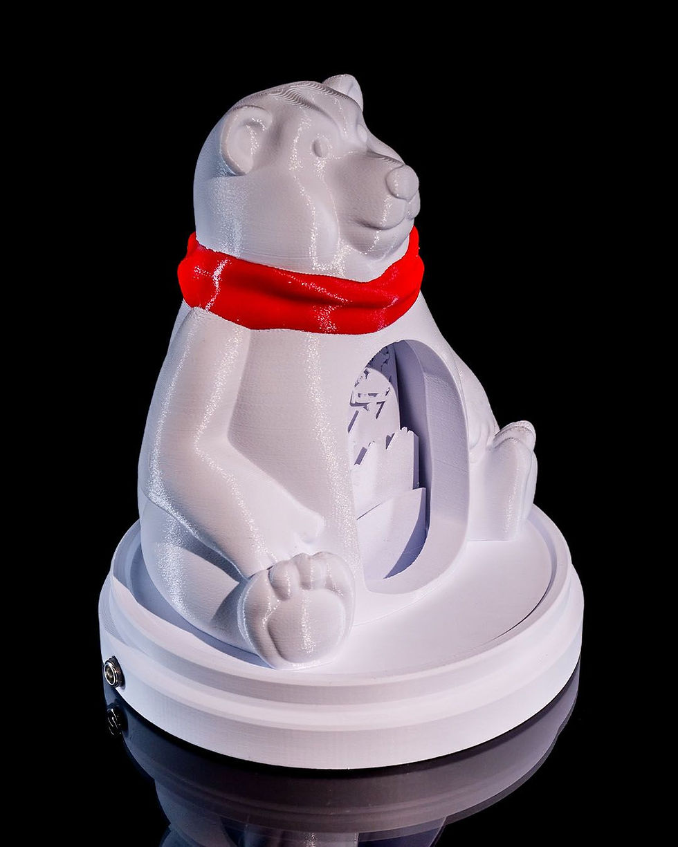 Küçük resim: Yılbaşı Süsü Kutup Ayısı Led Lamba Yılbaşı Süsü Led Lamba Büyük Boy 20CM