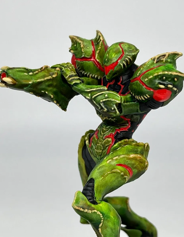 Küçük resim: Metroid Samus Aran Figür Metroid Takım Elbiseli Figür Büyük Boy 25CM