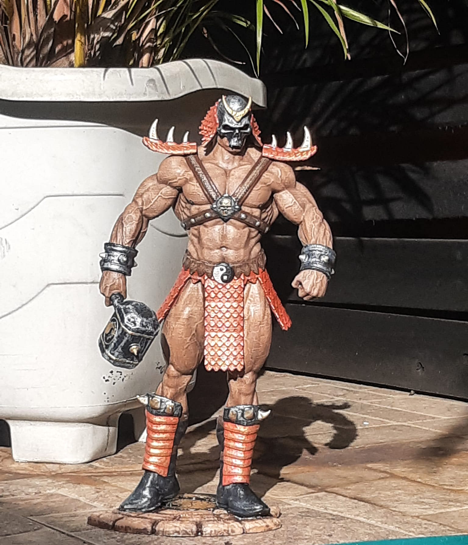Mortal Kombat Shao Kahn Figür Mortal Kombat Shao Kahn Obje Büyük Boy 25CM