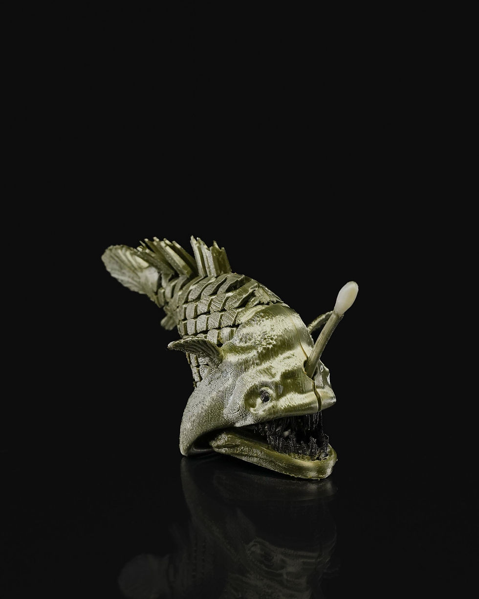 Küçük resim: Kayıp Balık Nemo Fener Balığı Anglerfish Standlı Dekoratif Obje 11CM