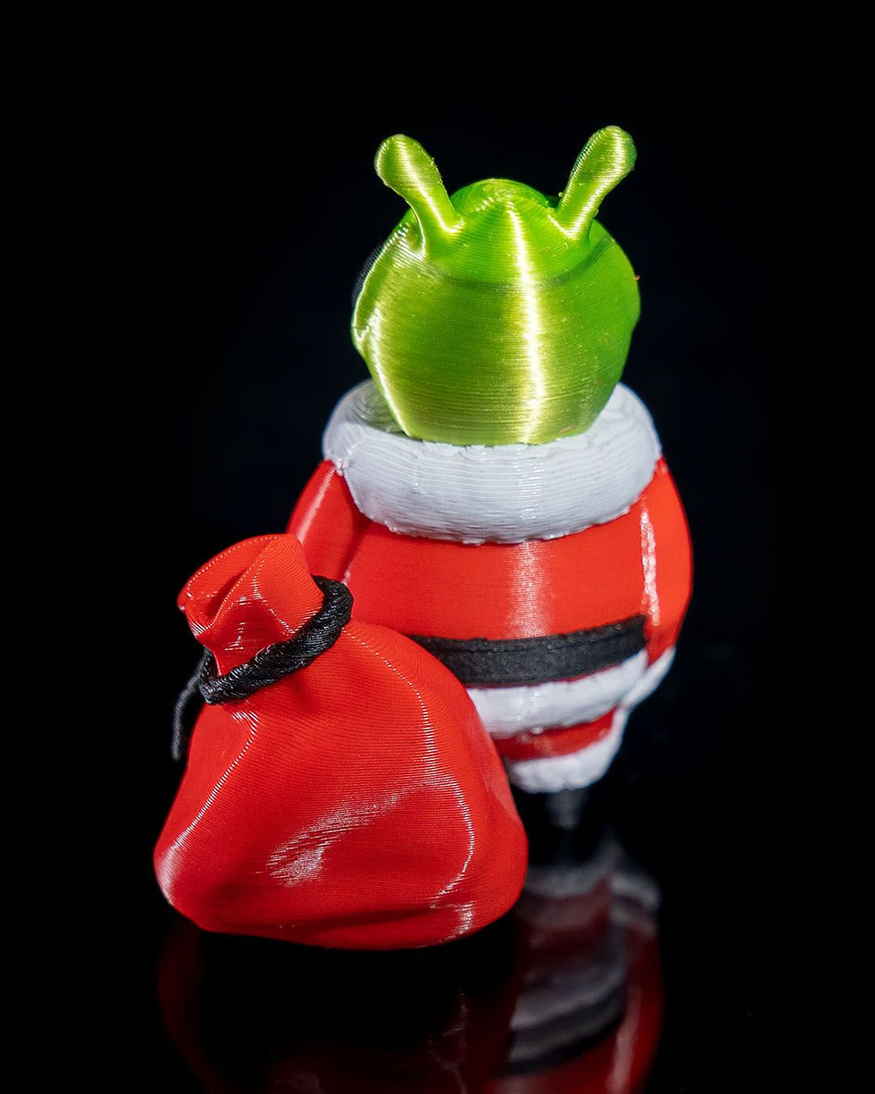 Küçük resim: Uzaylı Noel Baba Yılbaşı Süsü Yılbaşı Noel Baba Çam Ağacı Süsü 18CM