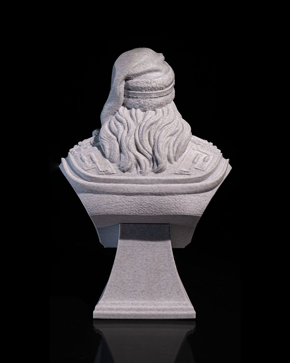 Küçük resim: Yılbaşı Noel Baba Büst Steampunk Noel Baba Büst 15CM