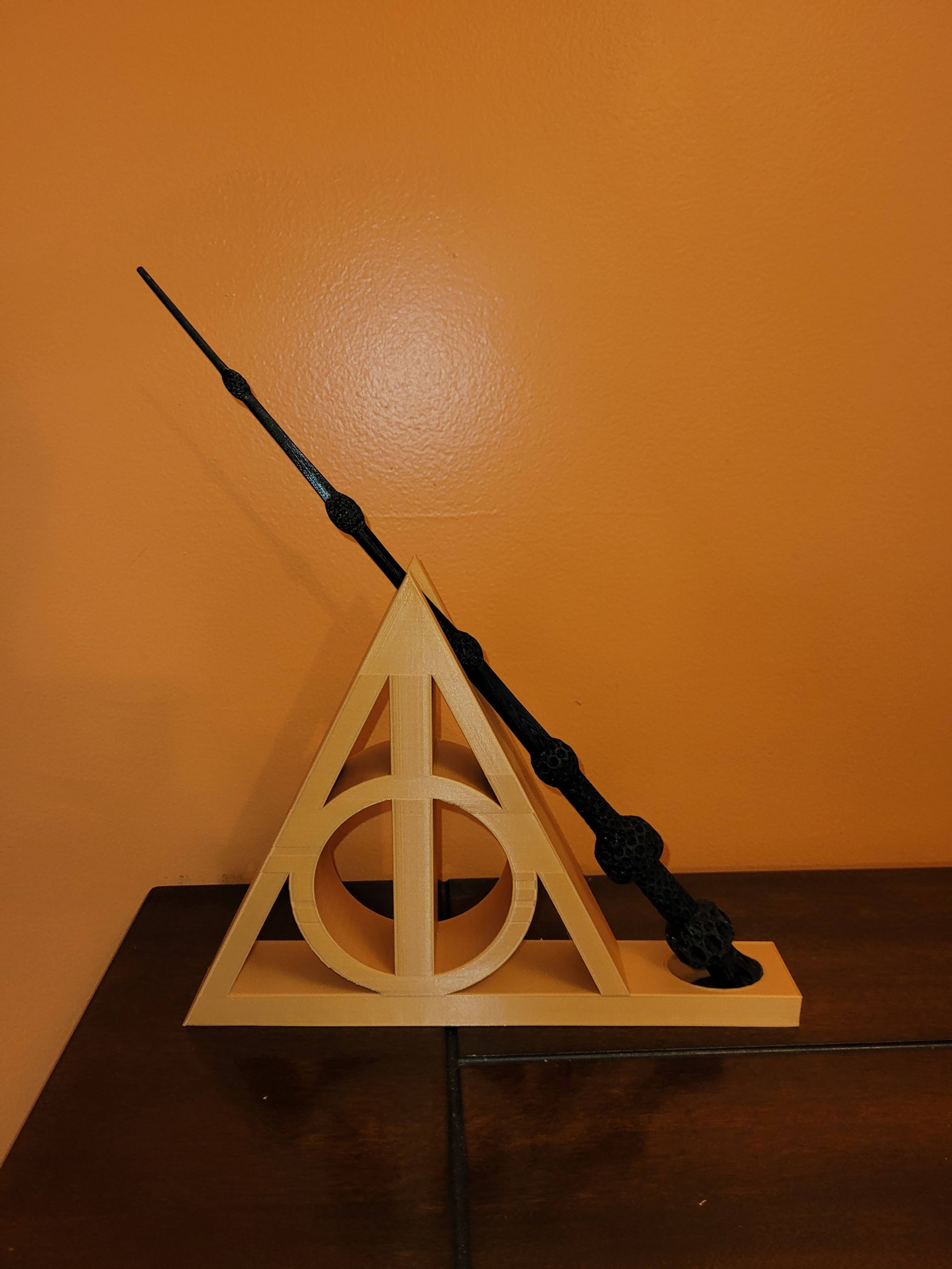 Harry Potter Ölüm Yadigarları Asa Standı Masaüstü Dekor