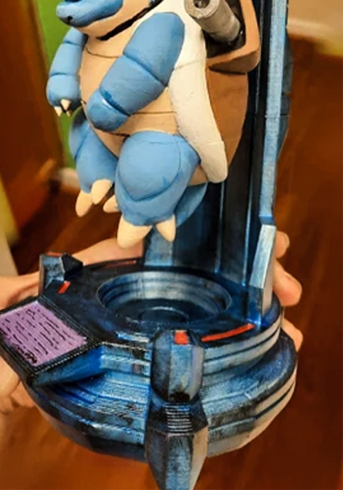 Küçük resim: Pokemon Blastoise Figür Pokemon Laboratuvar Blastoise Obje Büyük Boy