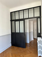 Verriere sur mesure en aluminium avec portes dijon