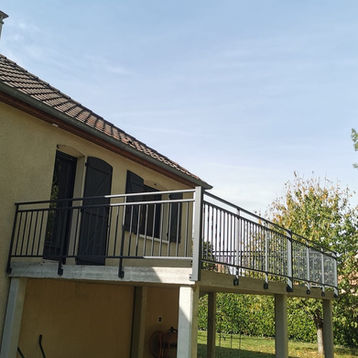 garde corps terrasse dijon