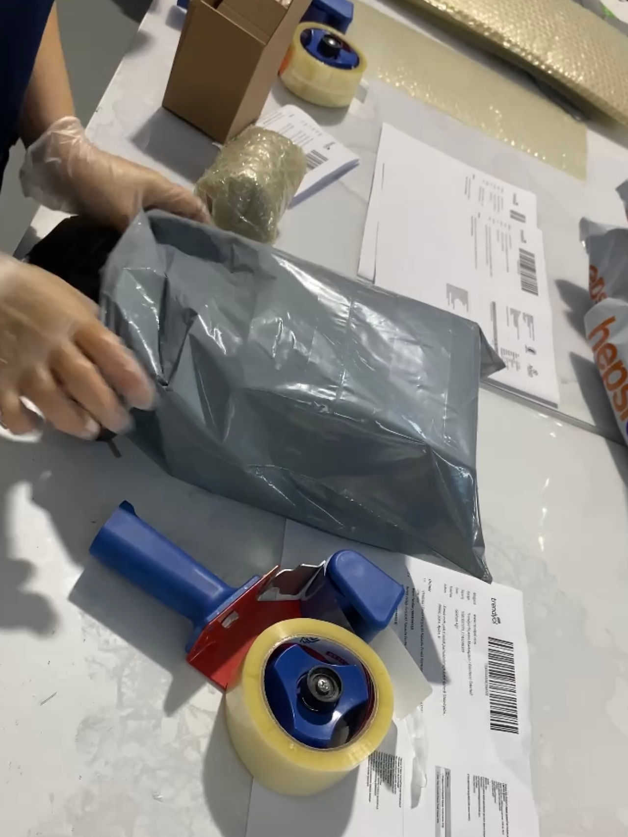 Sipariş paketleme