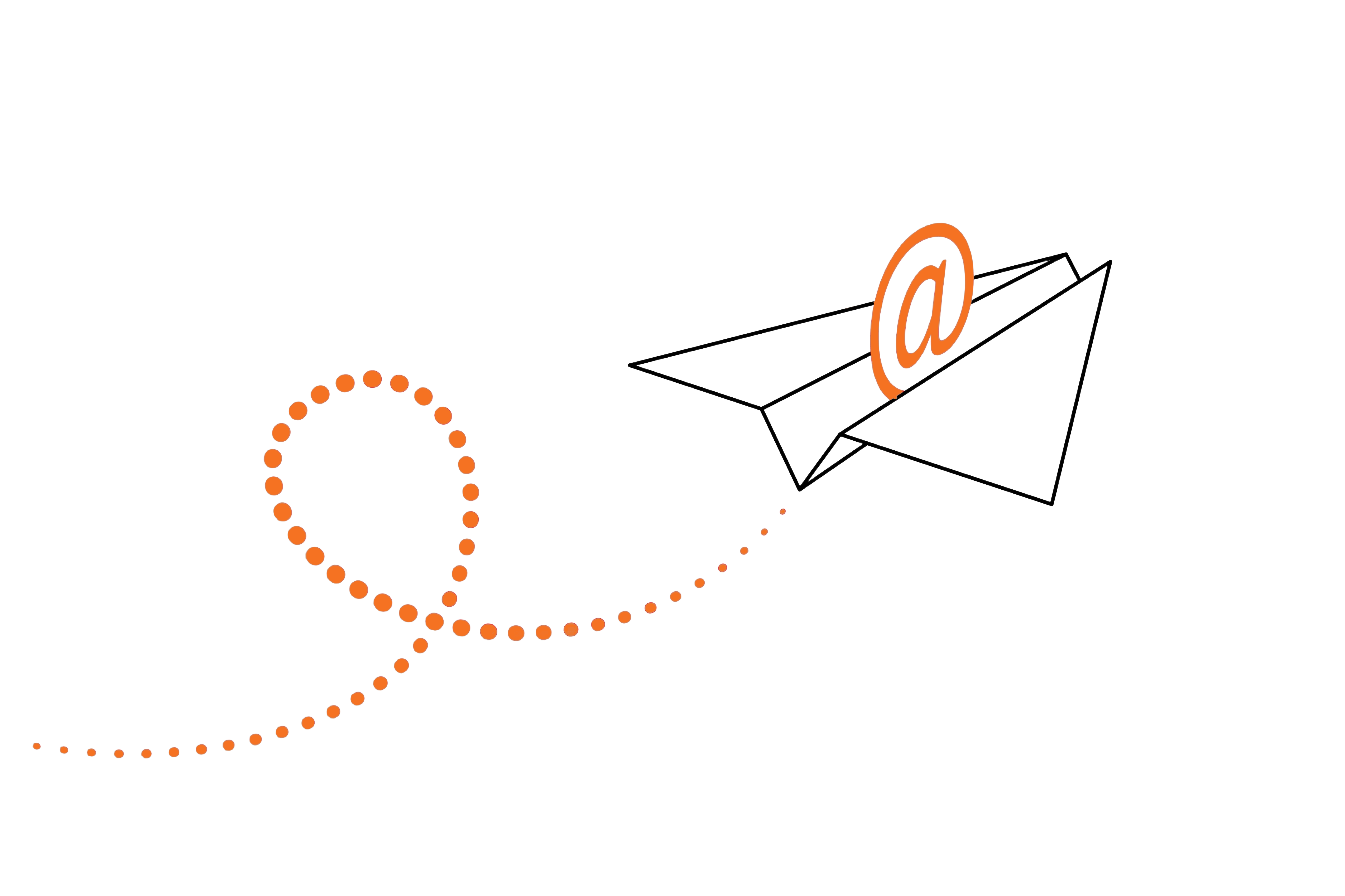 Button Papierflieger mit Weiterleitung zum Kontaktformular