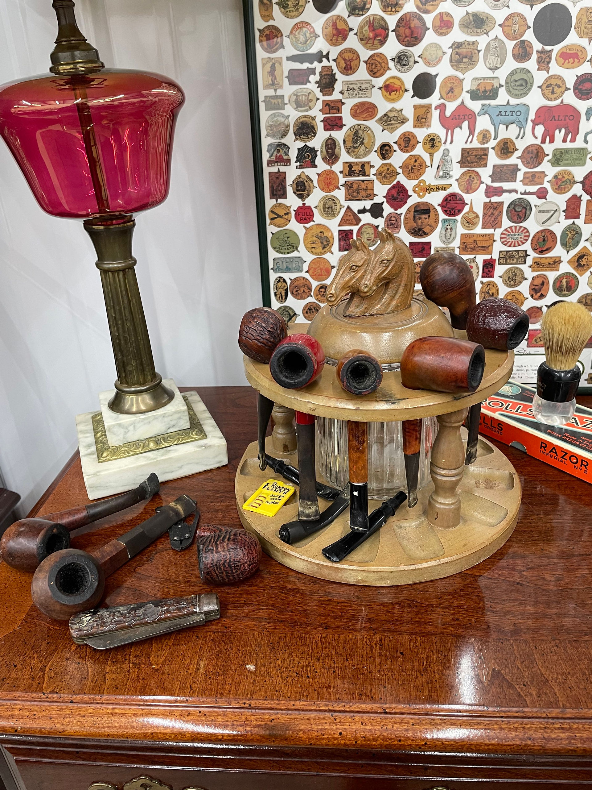 Edmond Estate Sale - vintage pipe collection - very collectible