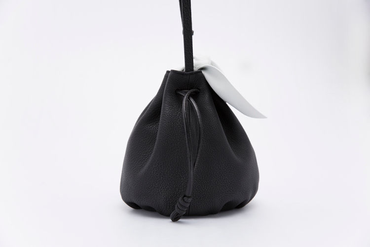 Thumbnail: FUROSHIKI Bucket Shoulder Bag_Black